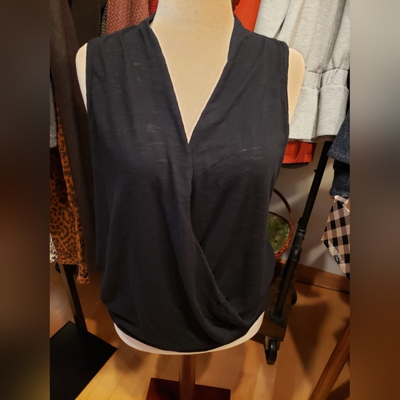 Bobi Los Angeles black sleeveless surplus top size xl nwt - Picture 1 of 1